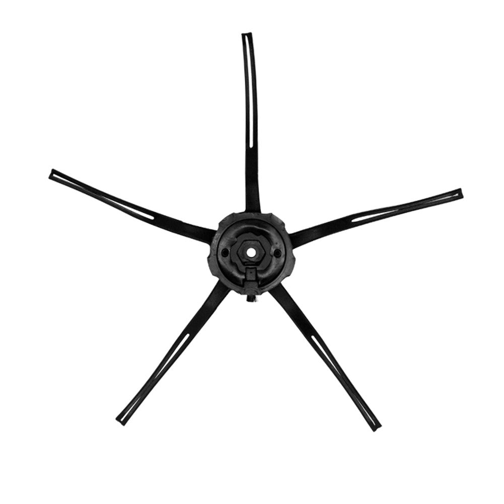 2Pcs Replacement 5 Arms Side Brush for Roborock T7S / T7S Plus / G20 / G10 / S8 / S6 Pure / S6 Max Robot Vacuum Cleaner - Black