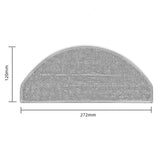 2Pcs Accessories Mop Cloth for Xiaomi Mijia STYJ02YM / E10 / C103 / B112 Robot Vacuum Cleaner Duster Cloth Replacement Parts