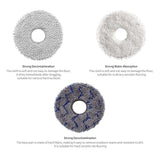 JUNSUNMAY 4Pcs Vacuum Cleaner Mop Pad for ECOVACS X1 Turbo  /  X1 Omni  /  X2 Omni  /  T10 Turbo  /  T10 Omni  /  T20  /  T20 Omni - Grey+Blue Grey