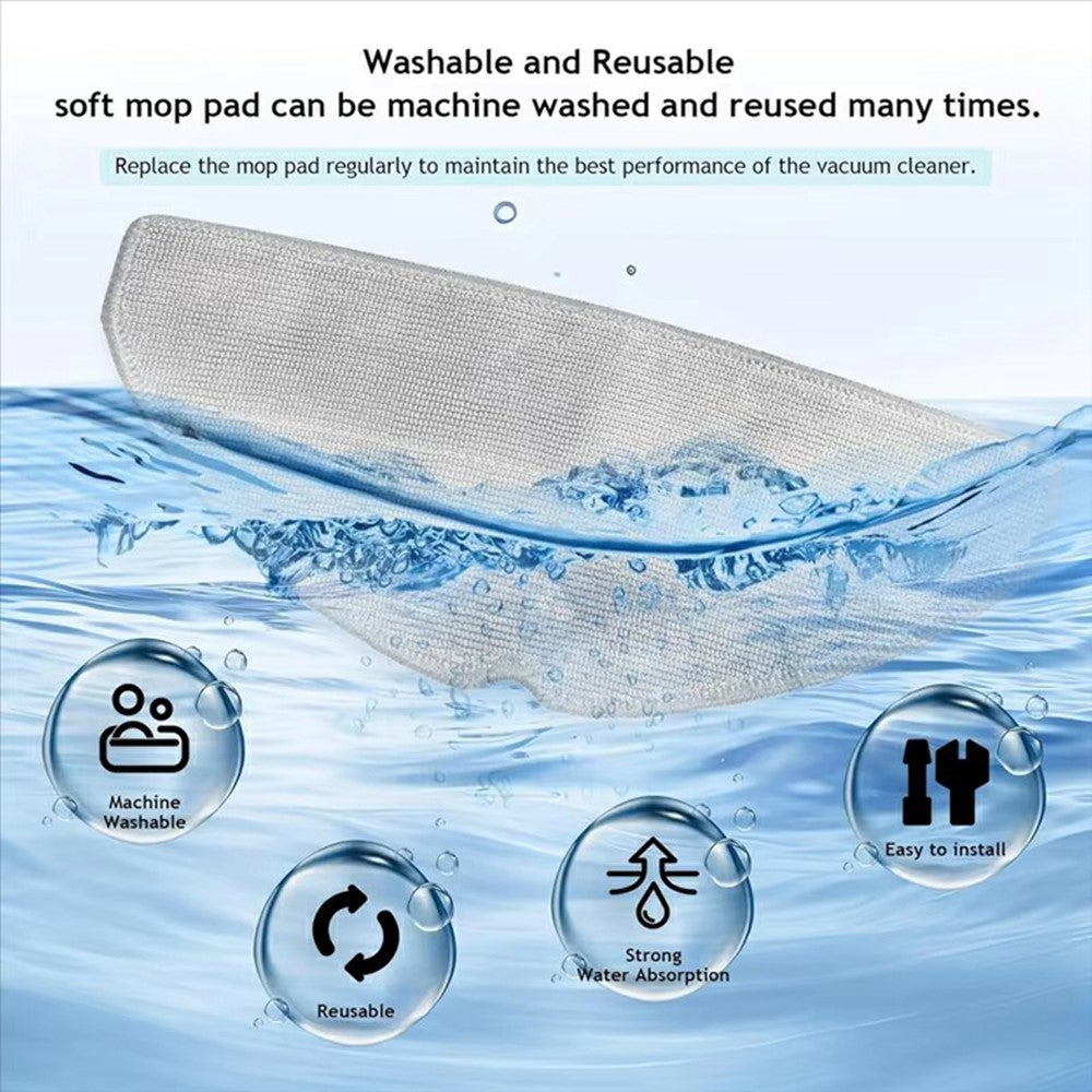 For Roborock Q7 TF / Q7 TF+ Mop Cloth Vacuum Cleaner Dust Removal Floor Cleaning Pad