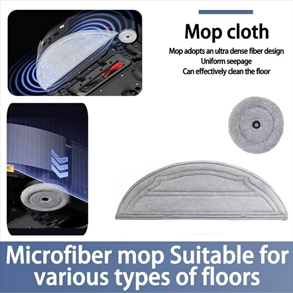 Mop Cloth for Roborock Q10 VF / Q10 VF+ / Q10 PF Vacuum Cleaner Dust Removal Floor Cleaning Pad