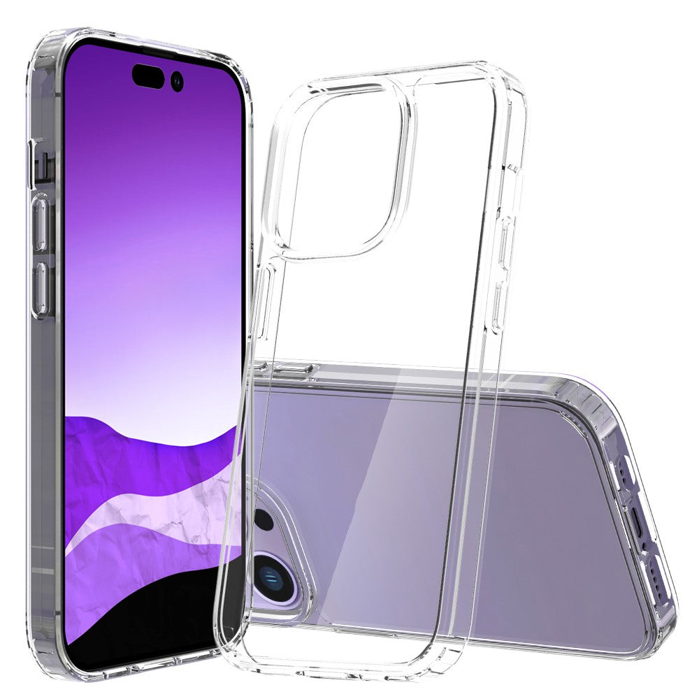 For-iPhone-14-Pro-6.1-inch-Shockproof-Case-Ultra-Clear-Phone-Case-Transparent-Hard-Acrylic-Back-+-Soft-TPU-Cover