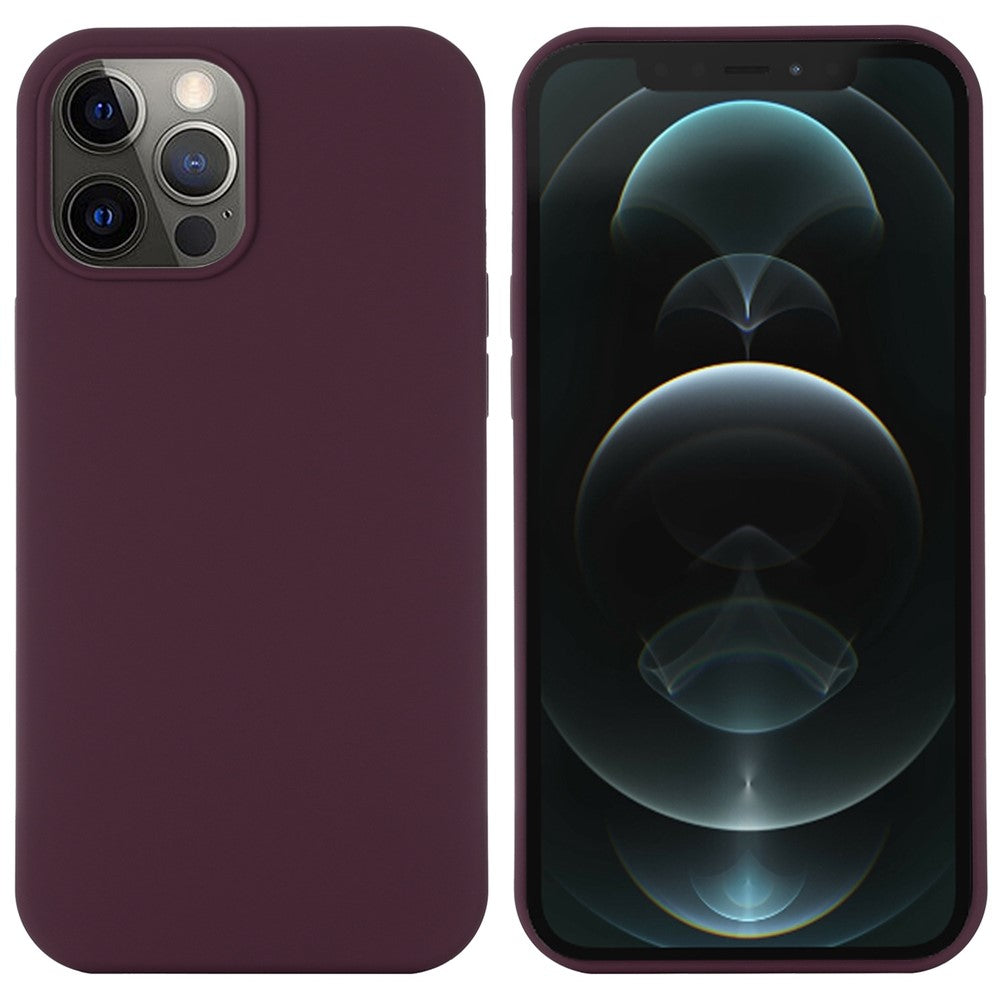 For-iPhone-14-Pro-6.1-inch-Liquid-Silicone-Back-Cover-Compatible-with-MagSafe-Wireless-Charging-Anti-scratch-Phone-Case-Wine-Red