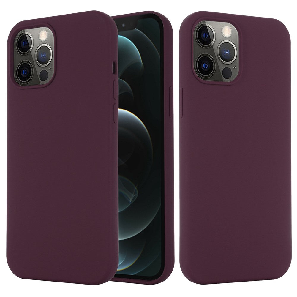 For-iPhone-14-Pro-6.1-inch-Liquid-Silicone-Back-Cover-Compatible-with-MagSafe-Wireless-Charging-Anti-scratch-Phone-Case-Wine-Red