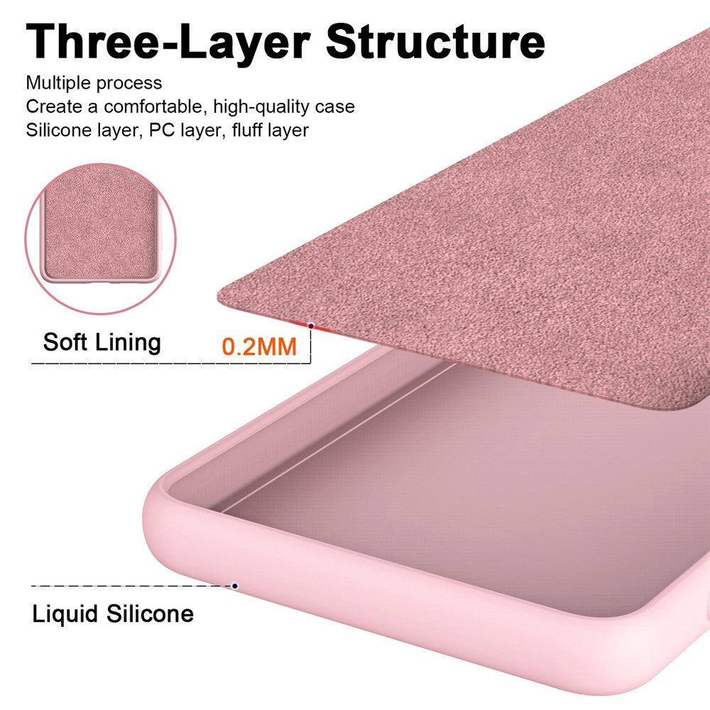 Anti-fall-Phone-Cover-For-iPhone-14-Pro-6.1-inch,-Soft-Touch-2.2mm-Thickness-Rubberized-TPU-Phone-Case-with-Microfiber-Lining-Black