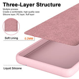 Anti-fall-Phone-Cover-For-iPhone-14-Pro-6.1-inch,-Soft-Touch-2.2mm-Thickness-Rubberized-TPU-Phone-Case-with-Microfiber-Lining-Black