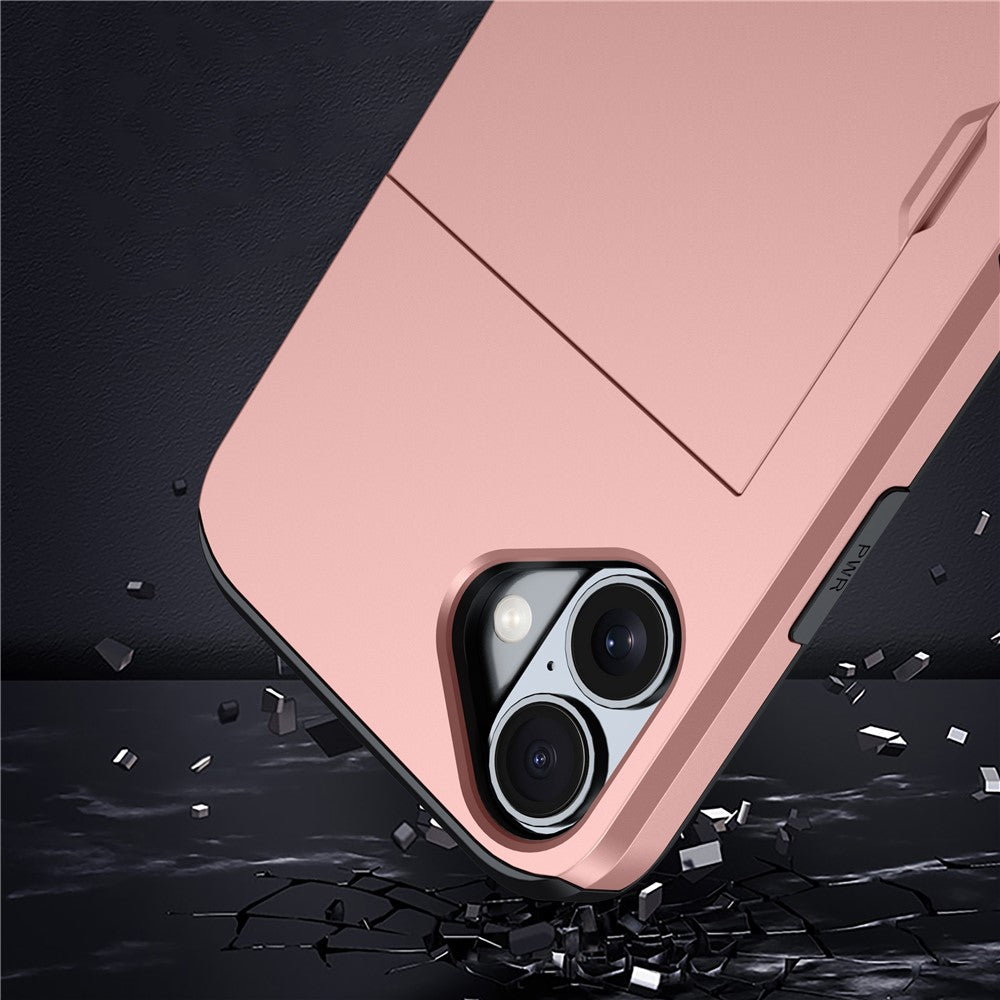 For-iPhone-16-Case-Dual-Layer-TPU-+-PC-Phone-Cover-with-Sliding-Card-Slot-Black