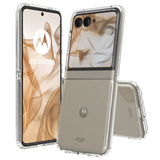 For-Motorola-Razr-60-/-Razr-50-5G-Clear-Case-Integrated-TPU+Acrylic-Phone-Cover