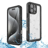 REDPEPPER-FS-Series-For-iPhone-16-Pro-Phone-Case-IP68-Waterproof-Clear-Back-Panel-Phone-Cover