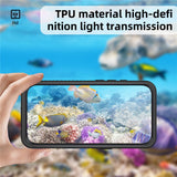 REDPEPPER-FS-Series-For-iPhone-16-Pro-Phone-Case-IP68-Waterproof-Clear-Back-Panel-Phone-Cover