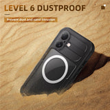 REDPEPPER-For-iPhone-16-Phone-Case-Compatible-with-MagSafe-IP68-Waterproof-Clear-Phone-Cover-Black