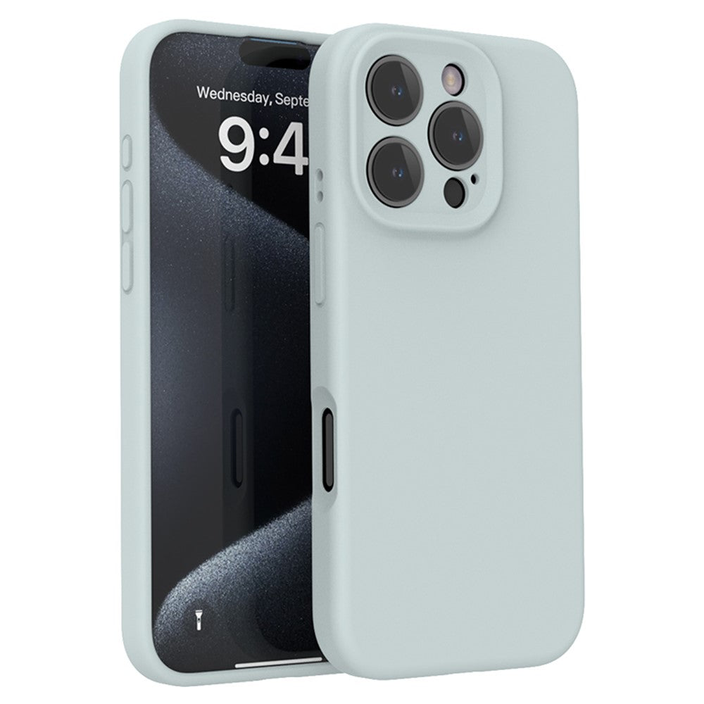 For-iPhone-16-Pro-Magnetic-Case-PC-+-Liquid-Silicone-Shockproof-Protective-Phone-Cover-Blue-Grey