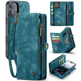 For-iPhone-16-Phone-Cases-CASEME-008-Leather-Cover-with-Detachable-Wallet-and-Strap-Blue