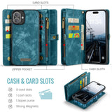 For-iPhone-16-Phone-Cases-CASEME-008-Leather-Cover-with-Detachable-Wallet-and-Strap-Blue