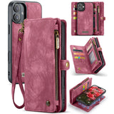 For-iPhone-16-Phone-Cases-CASEME-008-Leather-Cover-with-Detachable-Wallet-and-Strap-Red