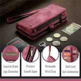 For-iPhone-16-Phone-Cases-CASEME-008-Leather-Cover-with-Detachable-Wallet-and-Strap-Red