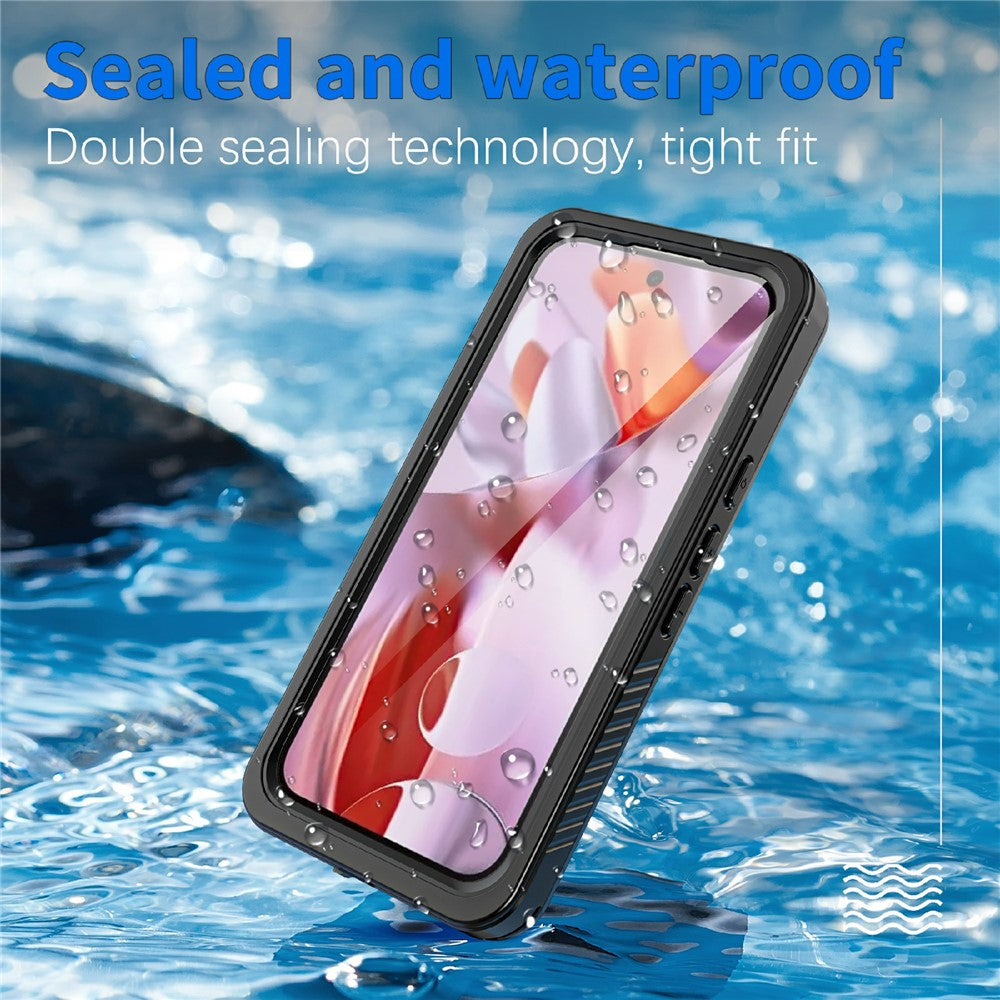 REDPEPPER-FS-Series-For-Google-Pixel-9-Pro-Case-IP68-Waterproof-Clear-Back-Panel-Phone-Cover