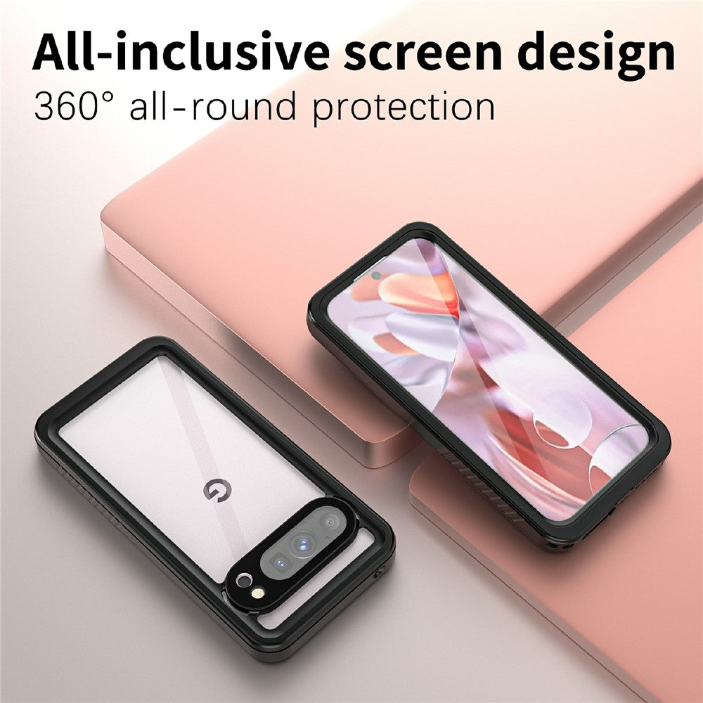 REDPEPPER-FS-Series-For-Google-Pixel-9-Pro-Case-IP68-Waterproof-Clear-Back-Panel-Phone-Cover