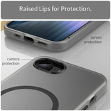 For-iPhone-16e-Case-Compatible-with-MagSafe-Slim-Matte-Translucent-TPU-+-PC-Phone-Cover-Black