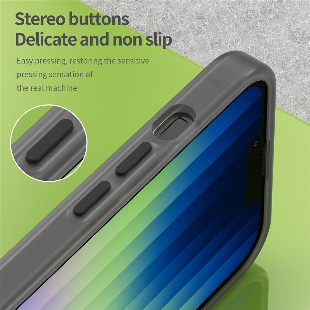 For-iPhone-16e-Case-Compatible-with-MagSafe-Slim-Matte-Translucent-TPU-+-PC-Phone-Cover-Black