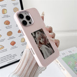 For-iPhone-16-Pro-Max-E-Ink-Phone-Cover-4-Color-Display-Pattern-Customized-Case-Pink