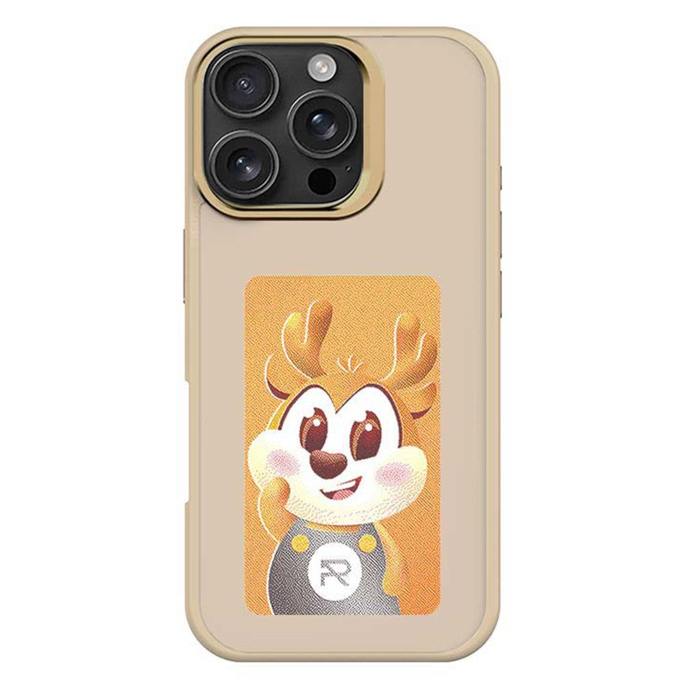 For-iPhone-16-Pro-Max-E-Ink-Phone-Cover-4-Color-Display-Pattern-Customized-Case-Gold