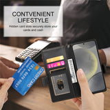 DF-010-For-Samsung-Galaxy-S25-Stand-Case-PU-Leather-Wallet-Phone-Cover-Black