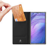 DUX-DUCIS-Skin-Pro-Series-For-Samsung-Galaxy-S25-Ultra-Case-Leather-Phone-Cover-Card-Holder-Black