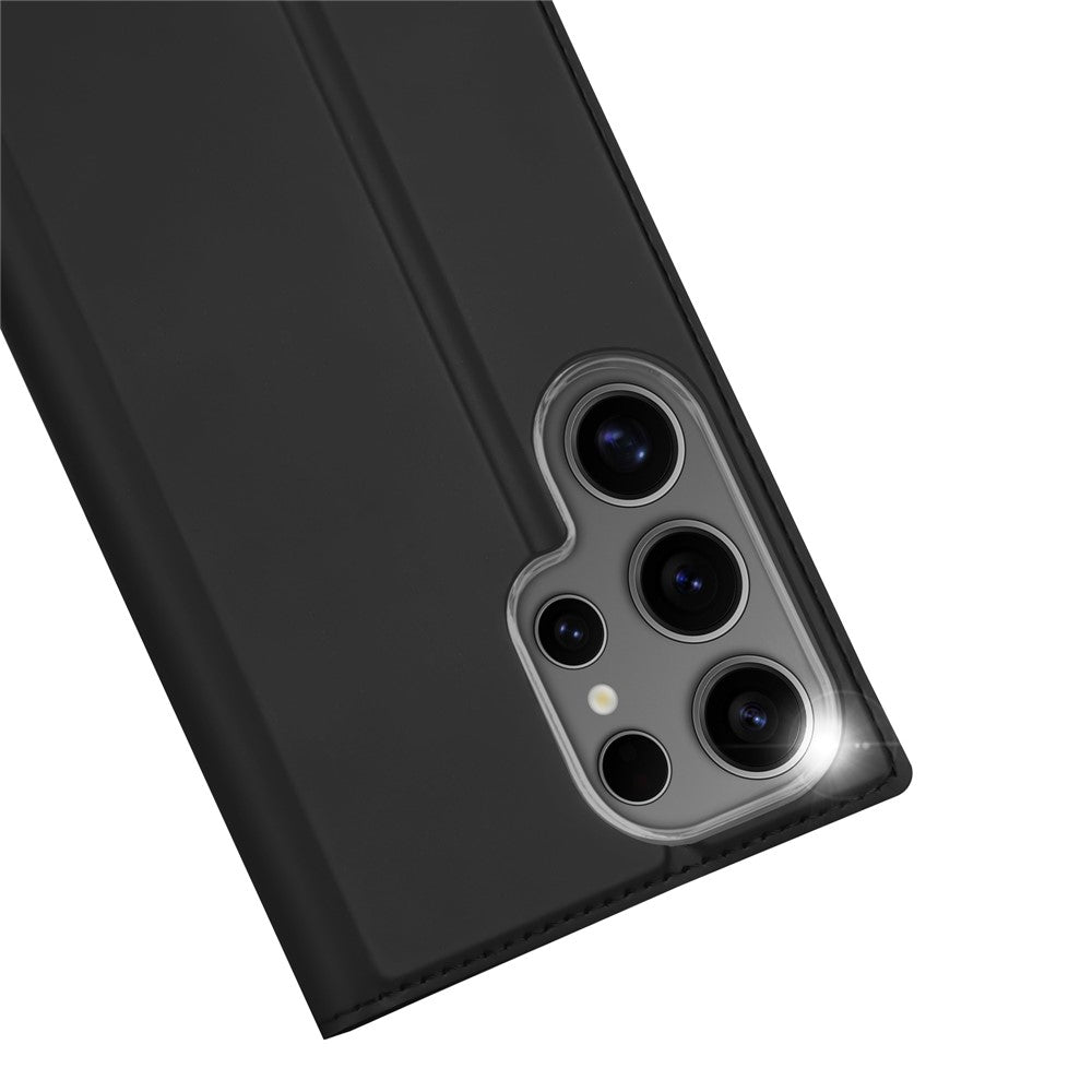 DUX-DUCIS-Skin-Pro-Series-For-Samsung-Galaxy-S25-Ultra-Case-Leather-Phone-Cover-Card-Holder-Black