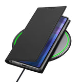 DUX-DUCIS-Skin-Pro-Series-For-Samsung-Galaxy-S25-Ultra-Case-Leather-Phone-Cover-Card-Holder-Black