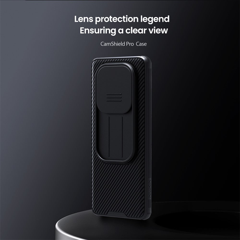 NILLKIN-Camshield-Pro-Series-for-Xiaomi-Redmi-Note-14-Pro-5G-/-Poco-X7-5G-Case-PC+TPU-Slide-Camera-Lid-Phone-Cover-Black