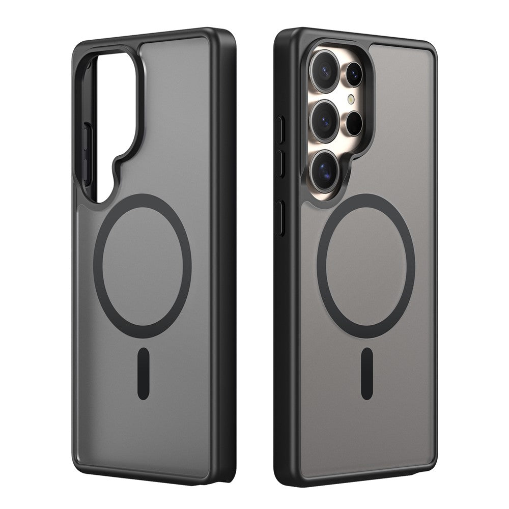 For-Samsung-Galaxy-S25-Ultra-Case-DUX-DUCIS-Yind-Series-PC+TPU-Phone-Cover-Compatible-with-MagSafe-Black