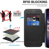 For-Samsung-Galaxy-S25-Case-Compatible-with-MagSafe-RFID-Blocking-Leather-Phone-Cover-Black