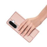 For-Samsung-Galaxy-A56-5G-/-A36-5G-Case-DUX-DUCIS-Skin-Pro-Series-Leather-Cover-Card-Holder-Pink