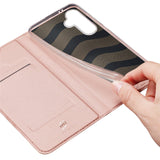 For-Samsung-Galaxy-A56-5G-/-A36-5G-Case-DUX-DUCIS-Skin-Pro-Series-Leather-Cover-Card-Holder-Pink