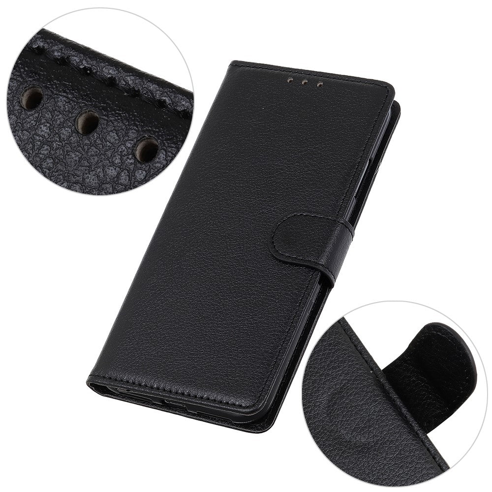 For-Samsung-Galaxy-A36-5G-Wallet-Case-PU-Leather-Phone-Cover-Litchi-Texture-Black