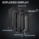 REDPEPPER-For-Samsung-Galaxy-A16-5G-/-4G-Case-IP68-Waterproof-PC+TPU-Phone-Cover-Black
