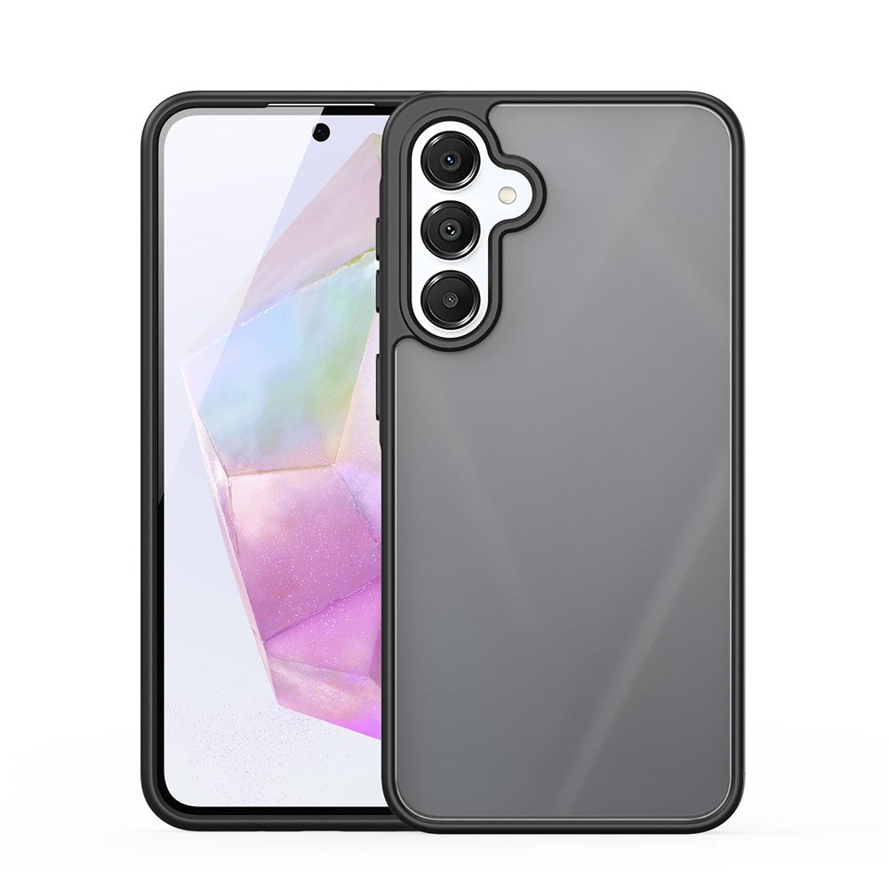 For-Samsung-Galaxy-A56-5G-/-A36-5G-Case-DUX-DUCIS-Yind-Series-Matte-Anti-Fingerprint-TPU+PC-Phone-Back-Cover-Black