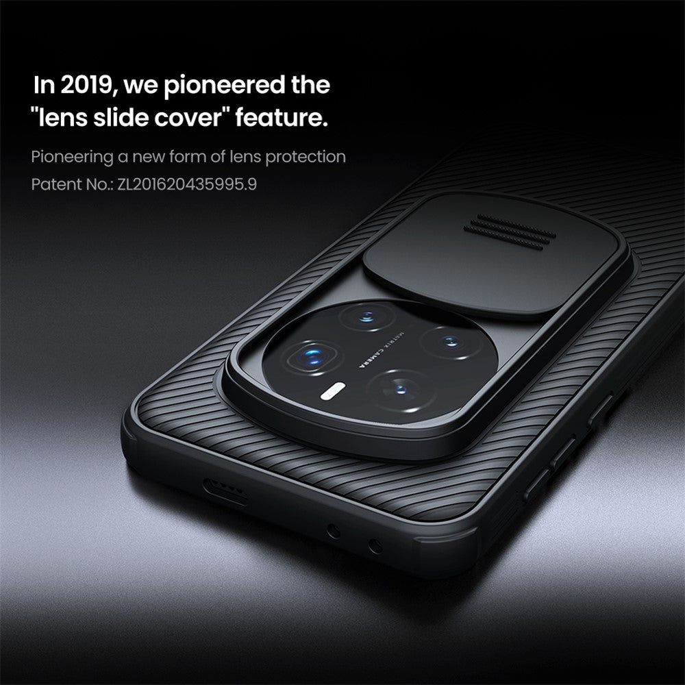 NILLKIN-Camshield-Pro-Series-for-Honor-Magic7-Pro-5G-Case-PC+TPU-Slide-Camera-Lid-Phone-Cover-Black