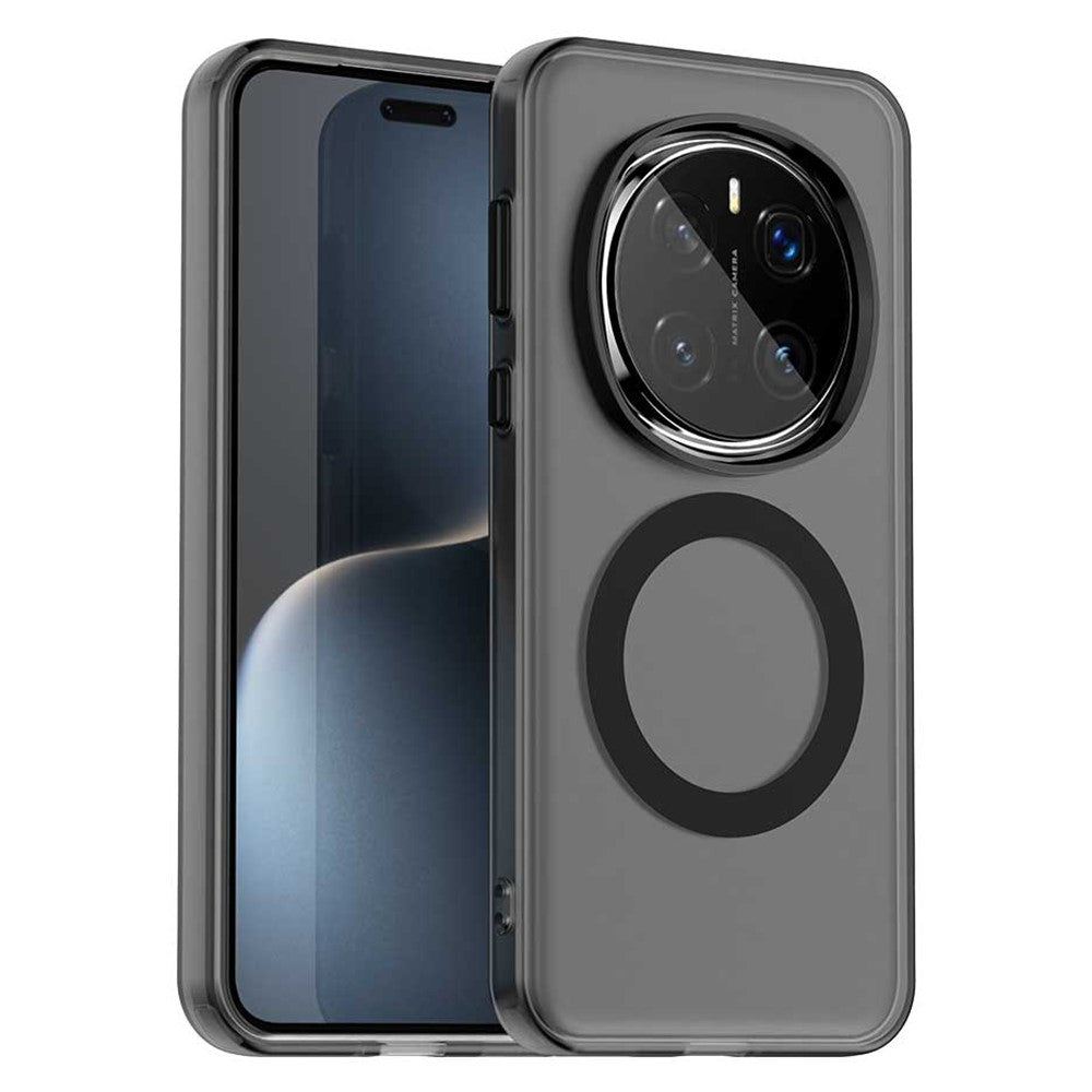 For-Honor-Magic7-Pro-5G-Case-Compatible-with-MagSafe-PC+TPU+PET-Anti-Drop-Phone-Cover-Black