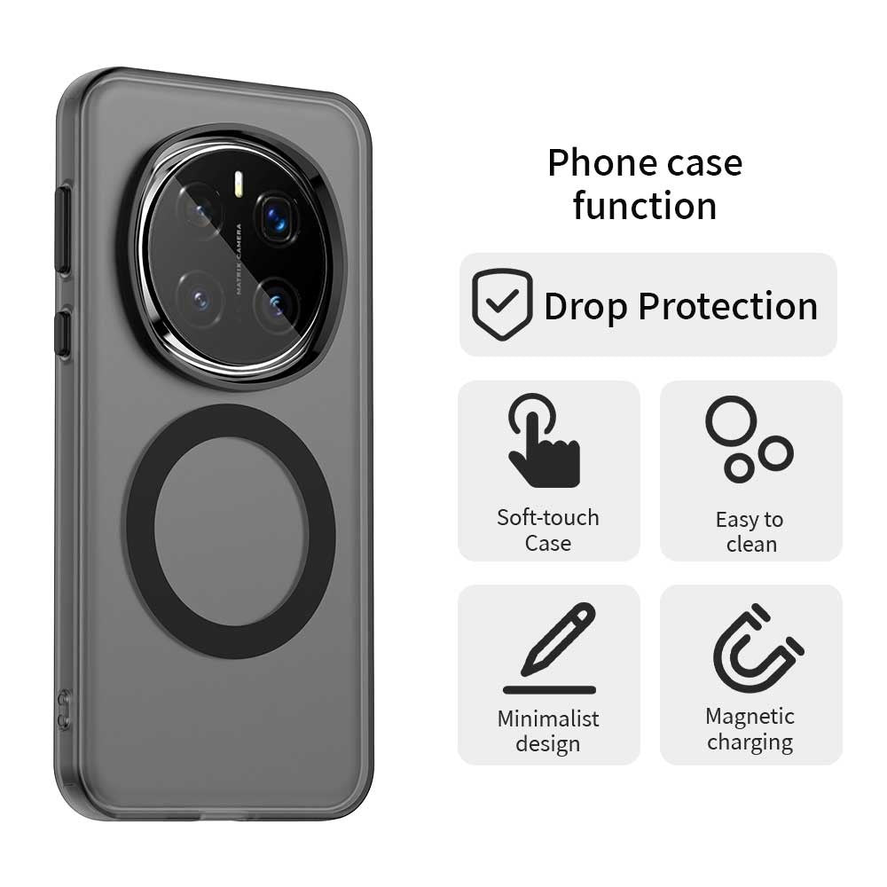 For-Honor-Magic7-Pro-5G-Case-Compatible-with-MagSafe-PC+TPU+PET-Anti-Drop-Phone-Cover-Black