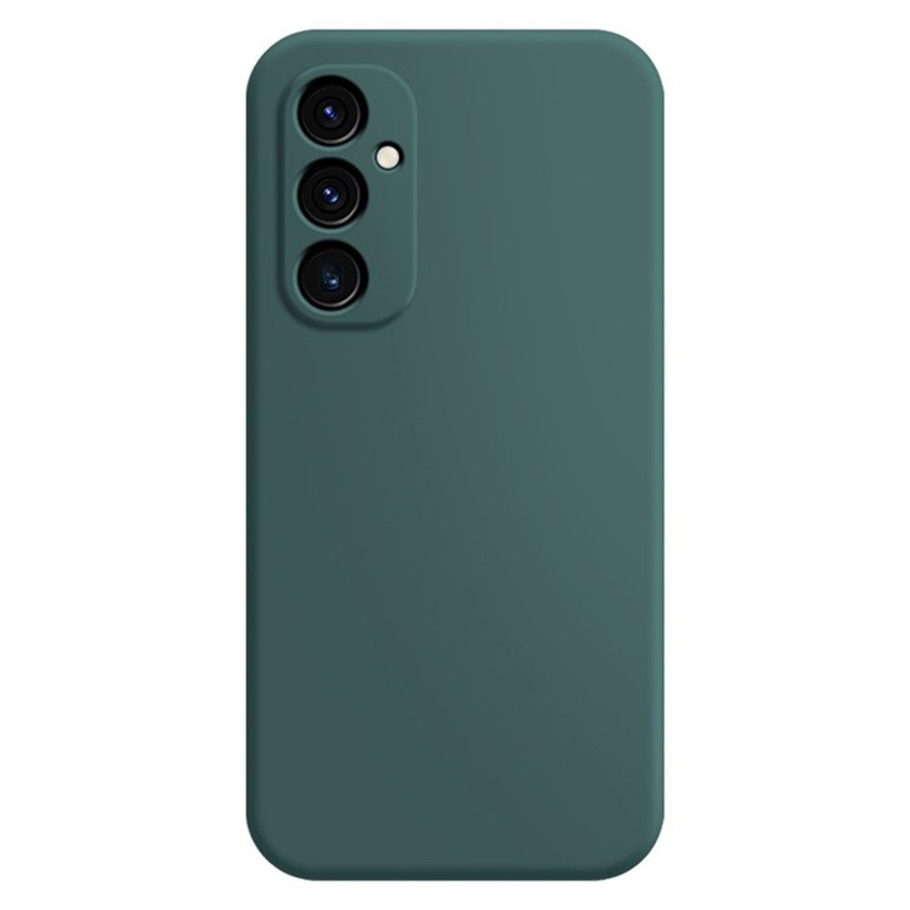 For-Samsung-Galaxy-A56-5G-TPU-Case-Straight-Edge-Protection-Phone-Cover-Blackish-Green