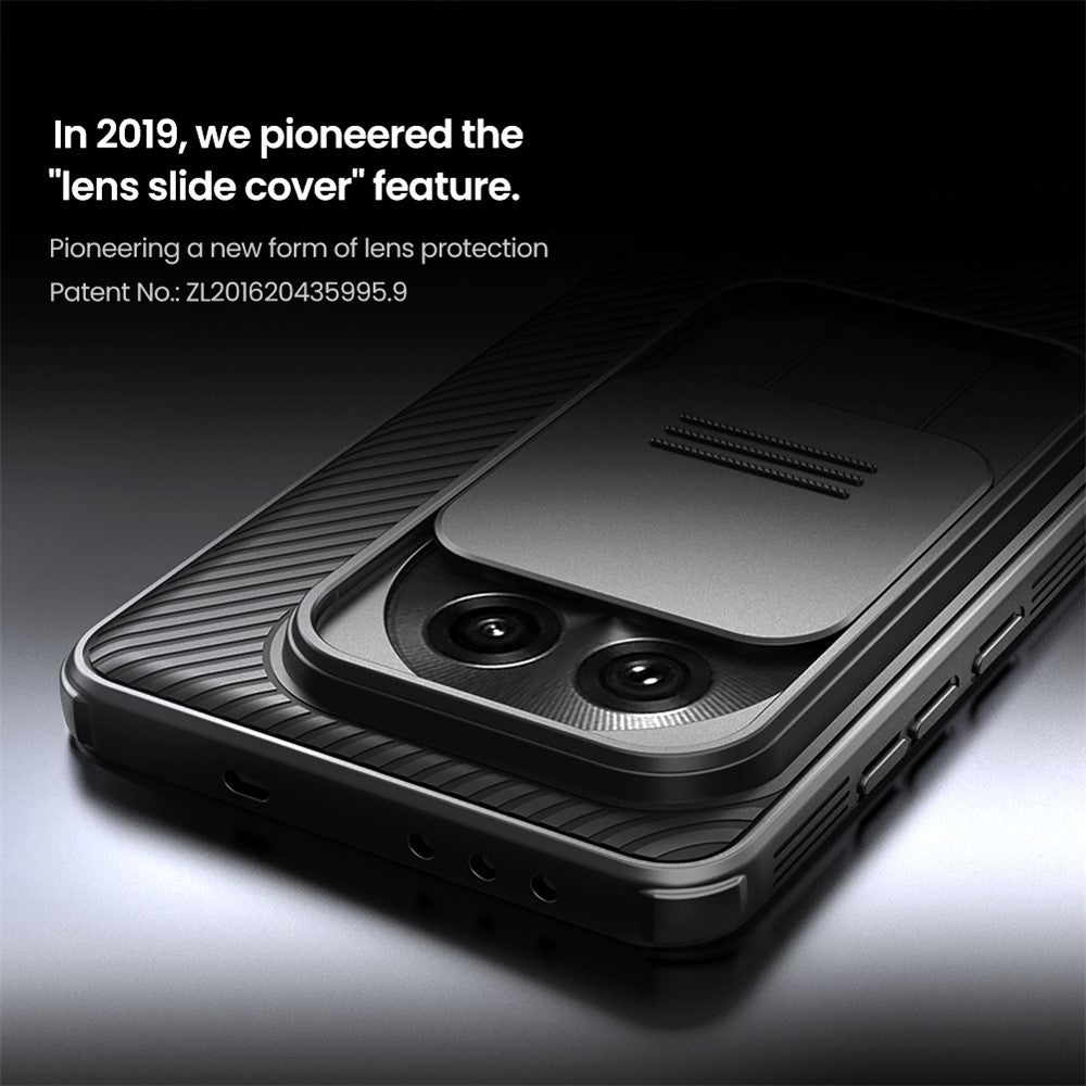 NILLKIN-Camshield-Pro-Series-for-OnePlus-13-Case-PC+TPU-Slide-Camera-Lid-Phone-Cover-Black