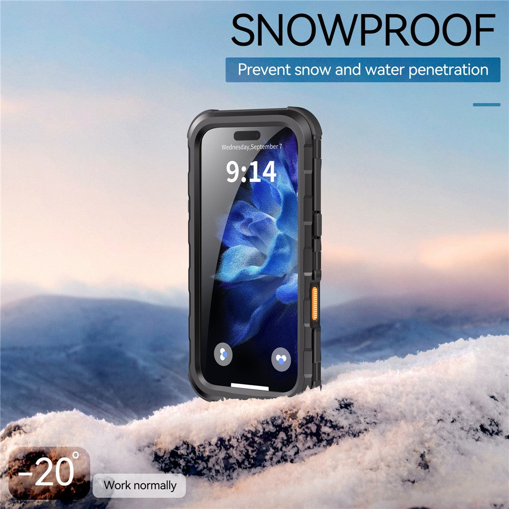 SHELLBOX-M-Series-For-iPhone-16-Pro-IP68-Waterproof-Case-Metal-Diving-Phone-Cover-Compatible-with-MagSafe-Black