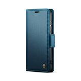 For-Samsung-Galaxy-S25-Leather-Case-CASEME-023-RFID-Blocking-3-Card-Slot-Mobile-Cover-Blue