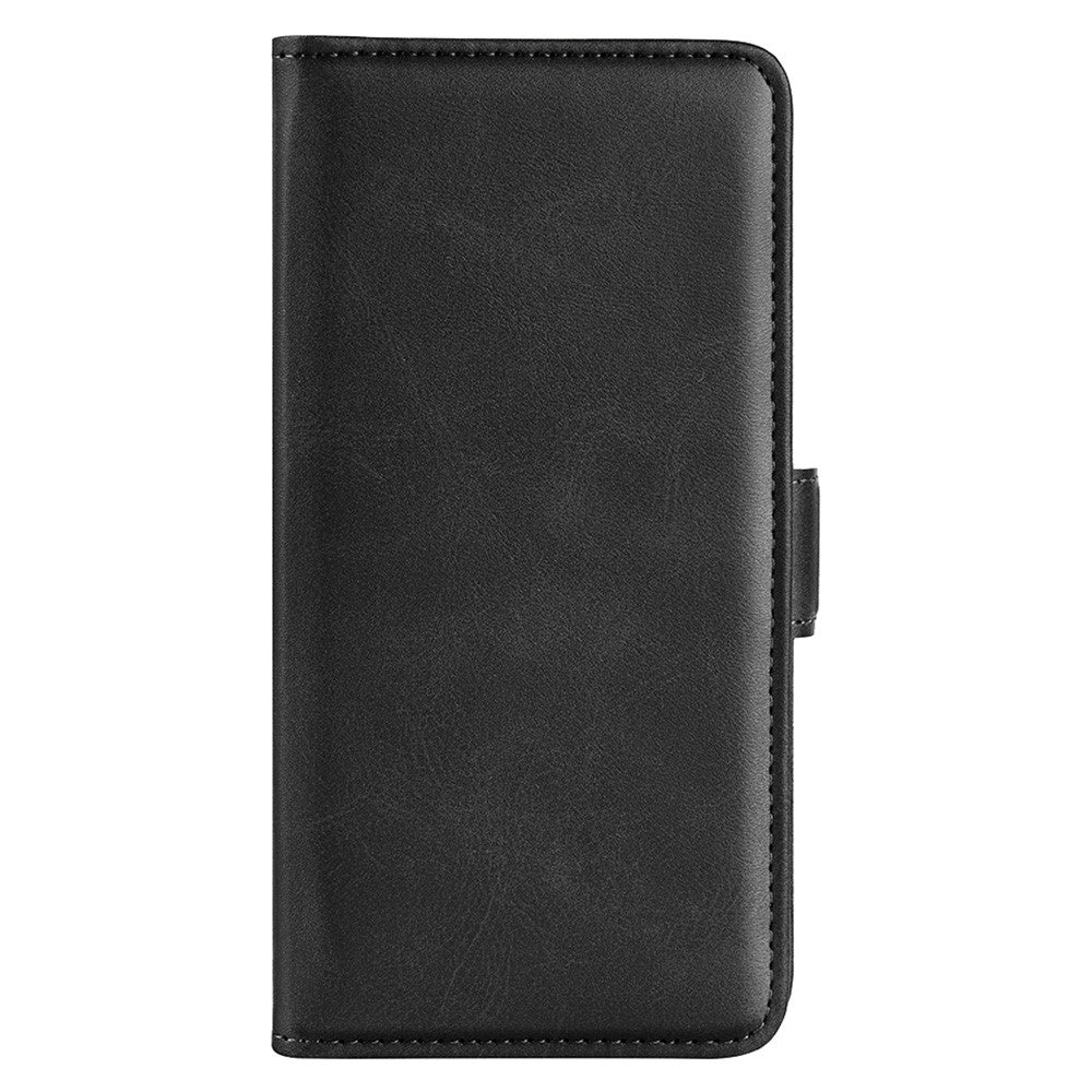 For-Samsung-Galaxy-A26-5G-Stand-Case-Calf-Texture-Leather-Wallet-Phone-Cover-Black