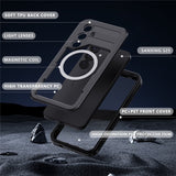 REDPEPPER-For-Samsung-Galaxy-S25-IP68-Waterproof-Magnetic-Case-Clear-Phone-Cover-Black