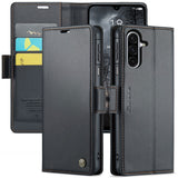 For-Samsung-Galaxy-A26-5G-Leather-Case-CASEME-023-RFID-Blocking-3-Card-Slot-Mobile-Cover-Black