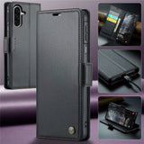 For-Samsung-Galaxy-A26-5G-Leather-Case-CASEME-023-RFID-Blocking-3-Card-Slot-Mobile-Cover-Black