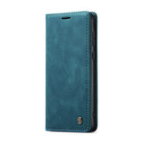 For-Samsung-Galaxy-A36-5G-Case-CASEME-013-Series-Card-Holder-Stand-Leather-Phone-Cover-Blue